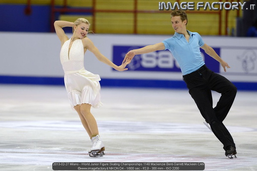 2013-02-27 Milano - World Junior Figure Skating Championships 1148 Mackenzie Bent-Garrett Mackeen CAN